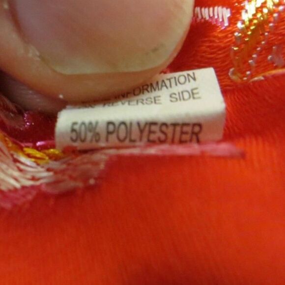 Chinese New Year Tang Suit Red Brocade 2pc Outfit Jacket Pants XL US Toddler 4T - Picture 6 of 7